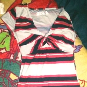 Body cotton stripped dress